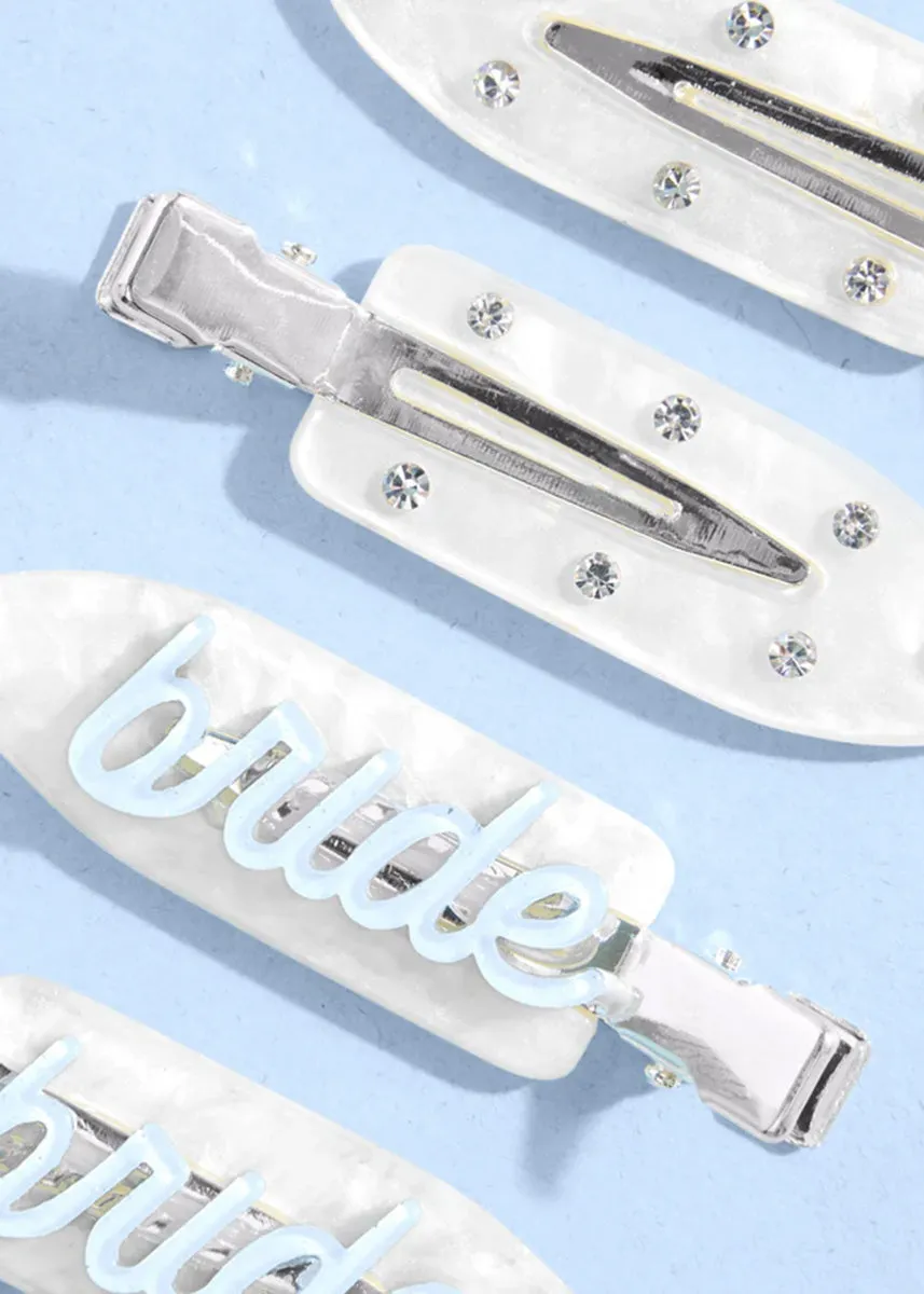 Something Blue Clips (4-Pack)