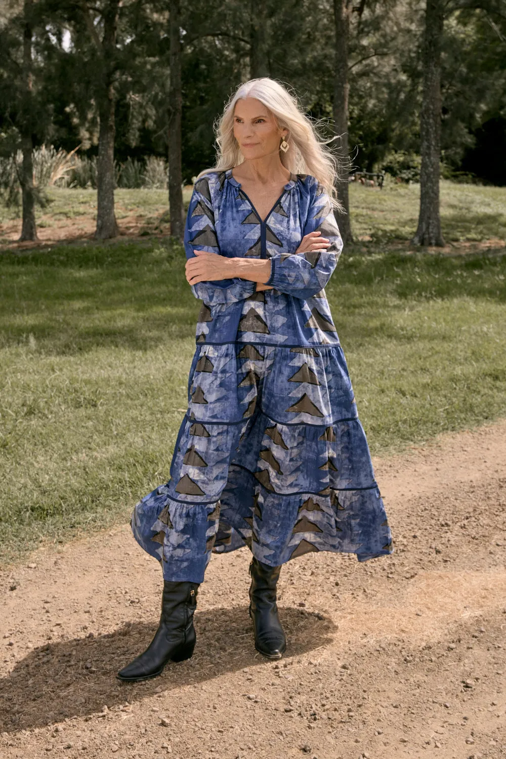 Stassi Maxi Dress in Bagru