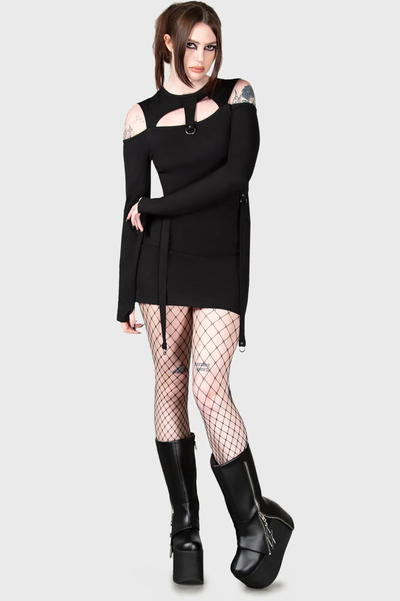 Sulphur Glow Mini Dress