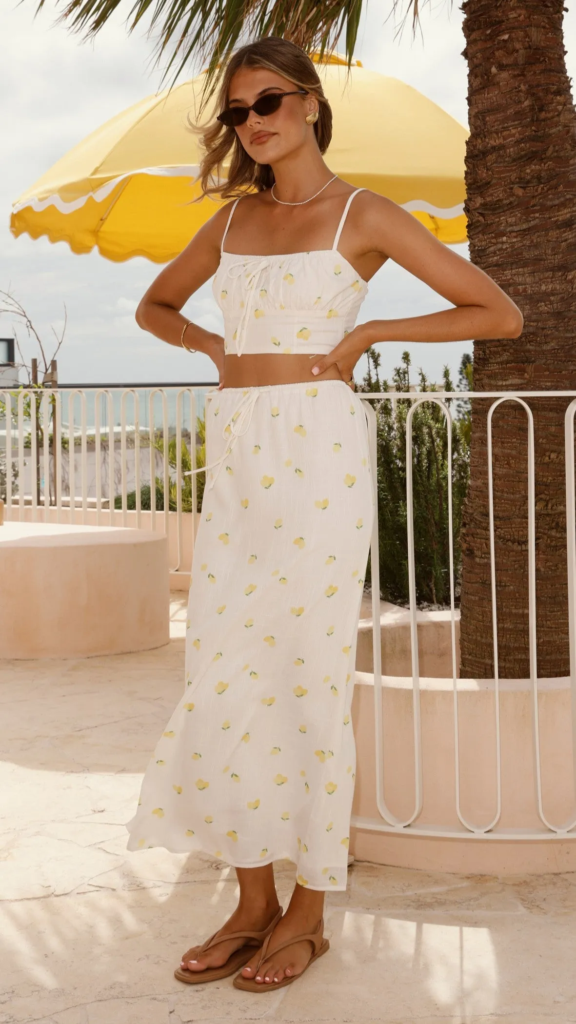 Tafari Crop Top - Limone