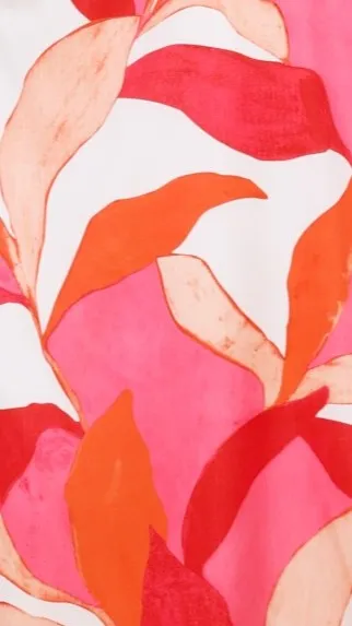 Talisa Maxi Dress - Pink / Orange Floral