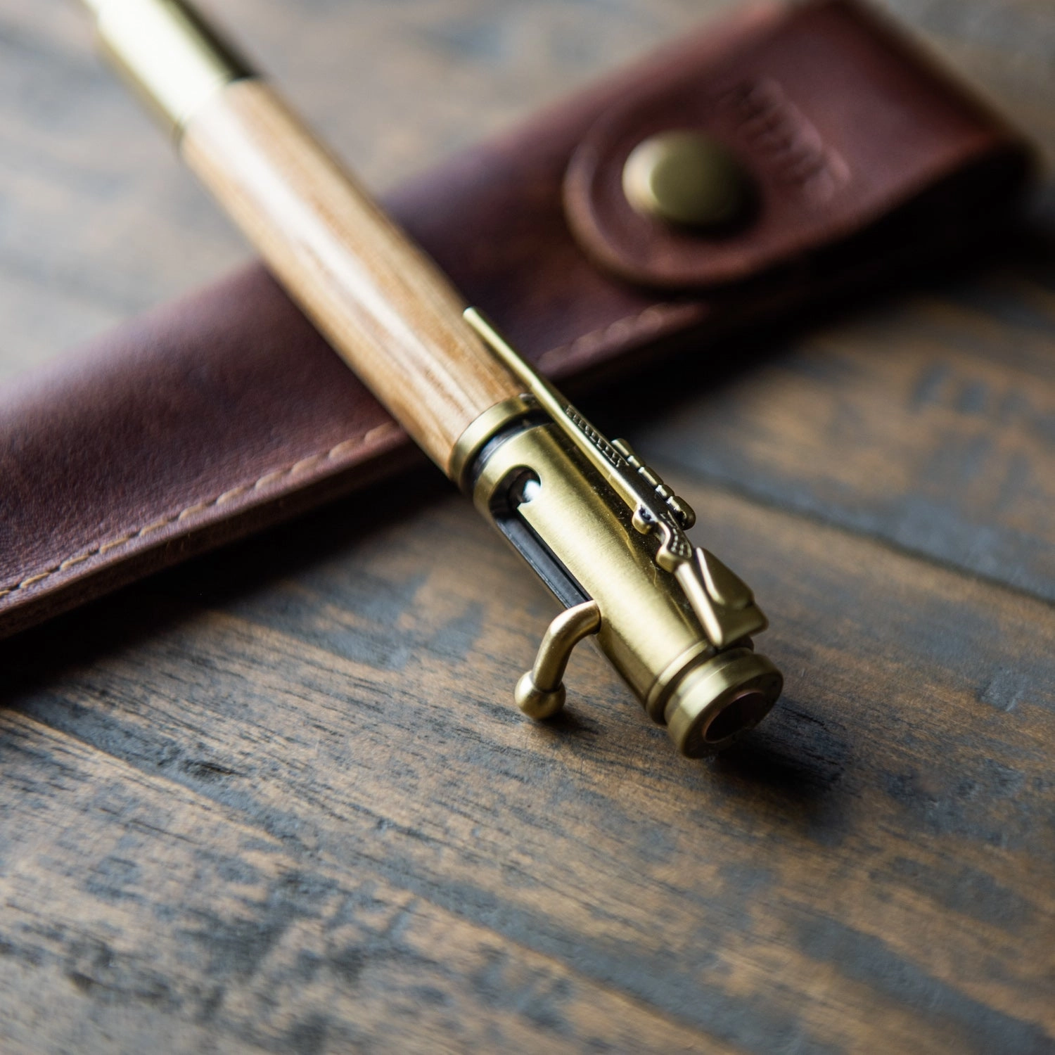 Tennessee Whiskey Barrel .30 Caliber Bolt Action Pen   Pen Sleeve