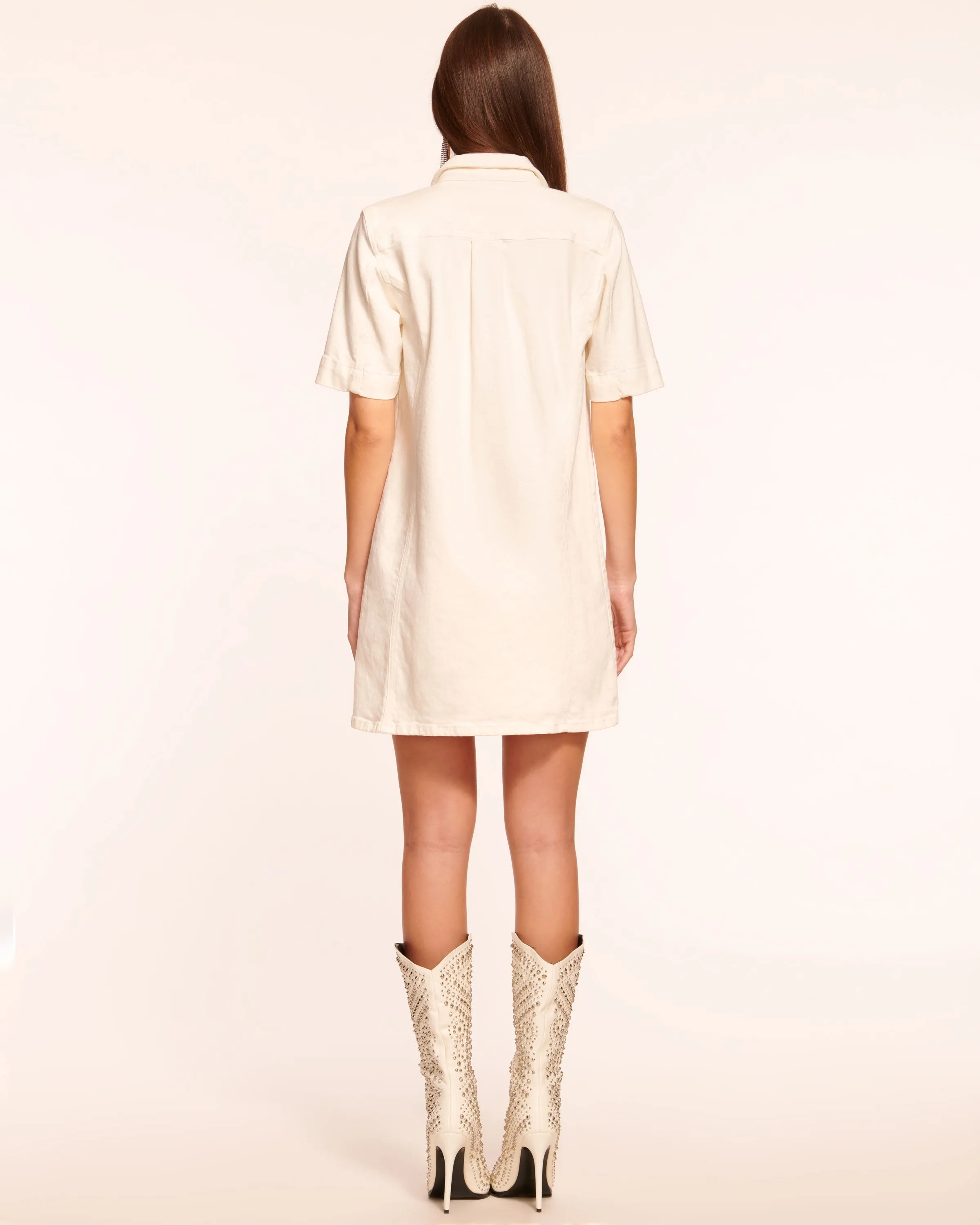 Tunechi Denim Shirt Dress