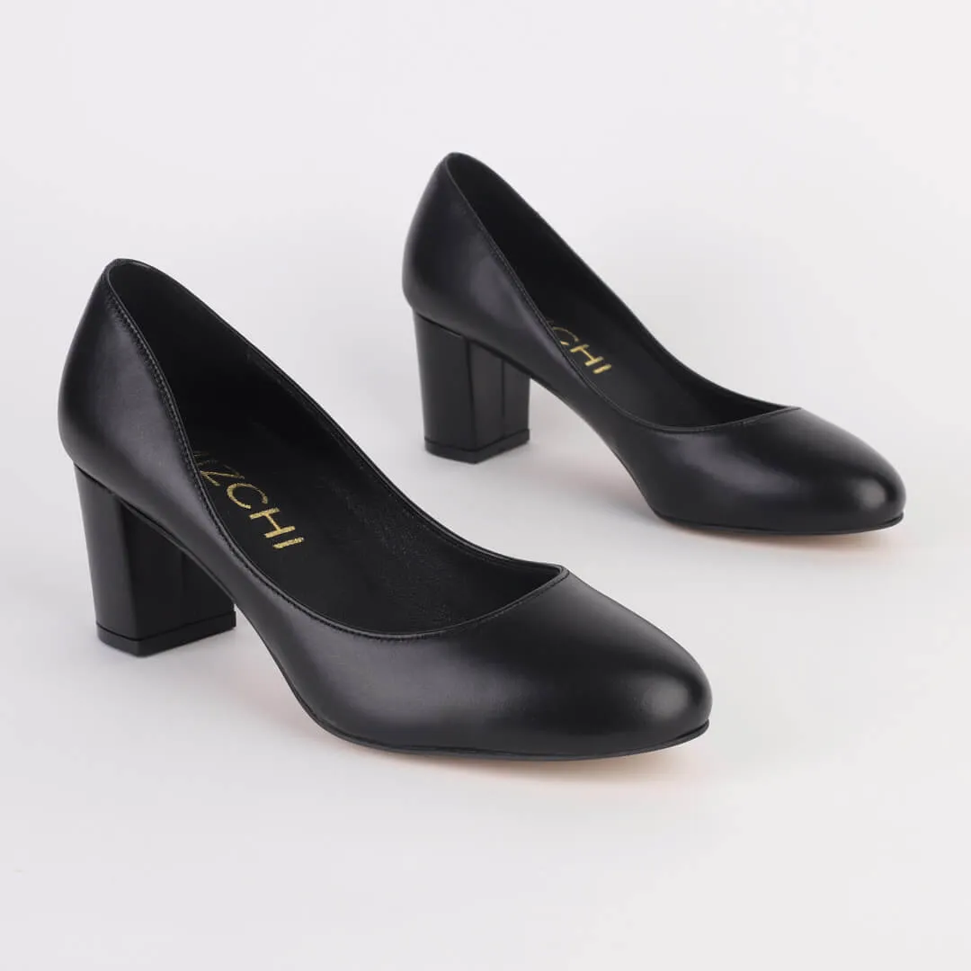 *UK size 13 - DEBBIE - beige, 8cm heels