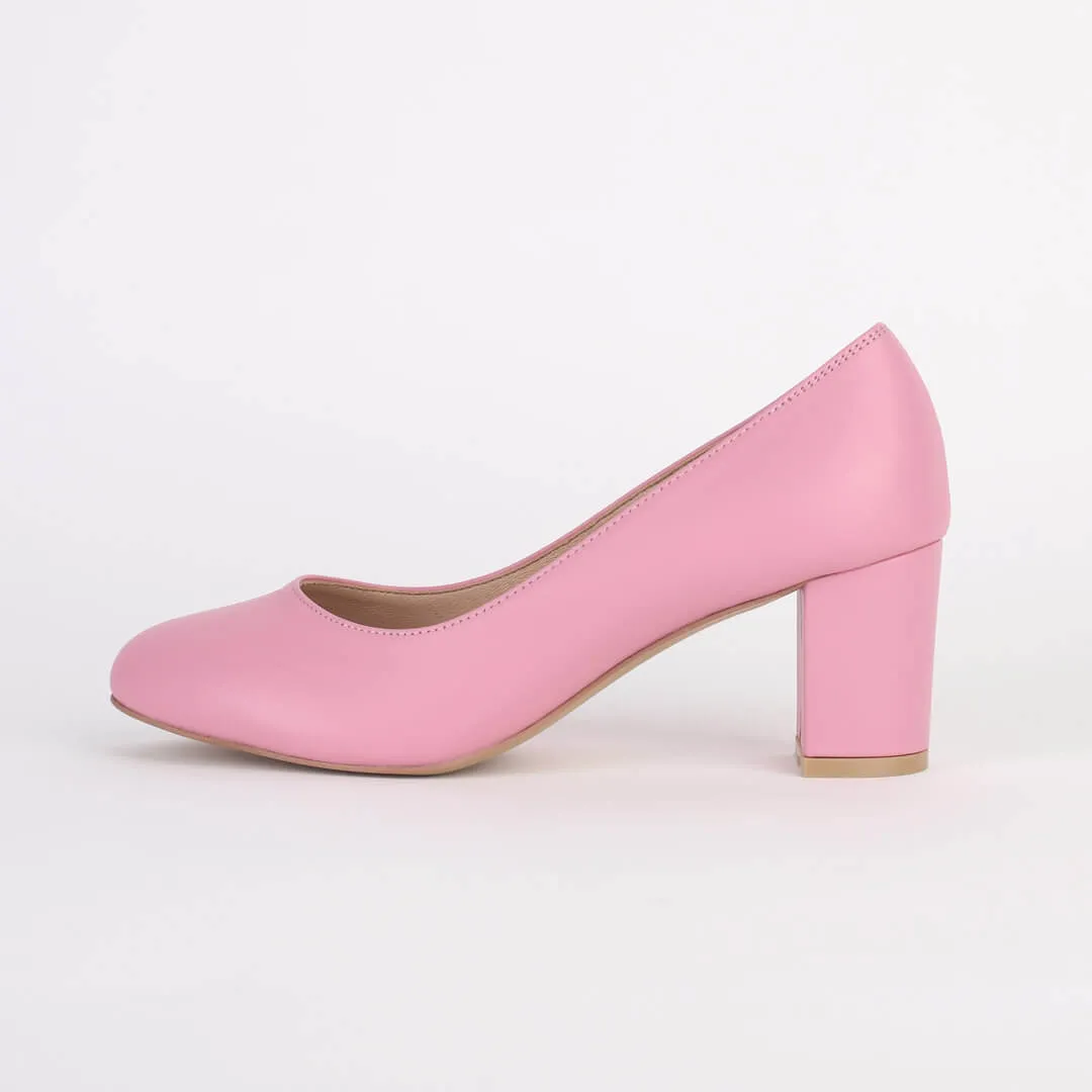 *UK size 13 - DEBBIE - beige, 8cm heels