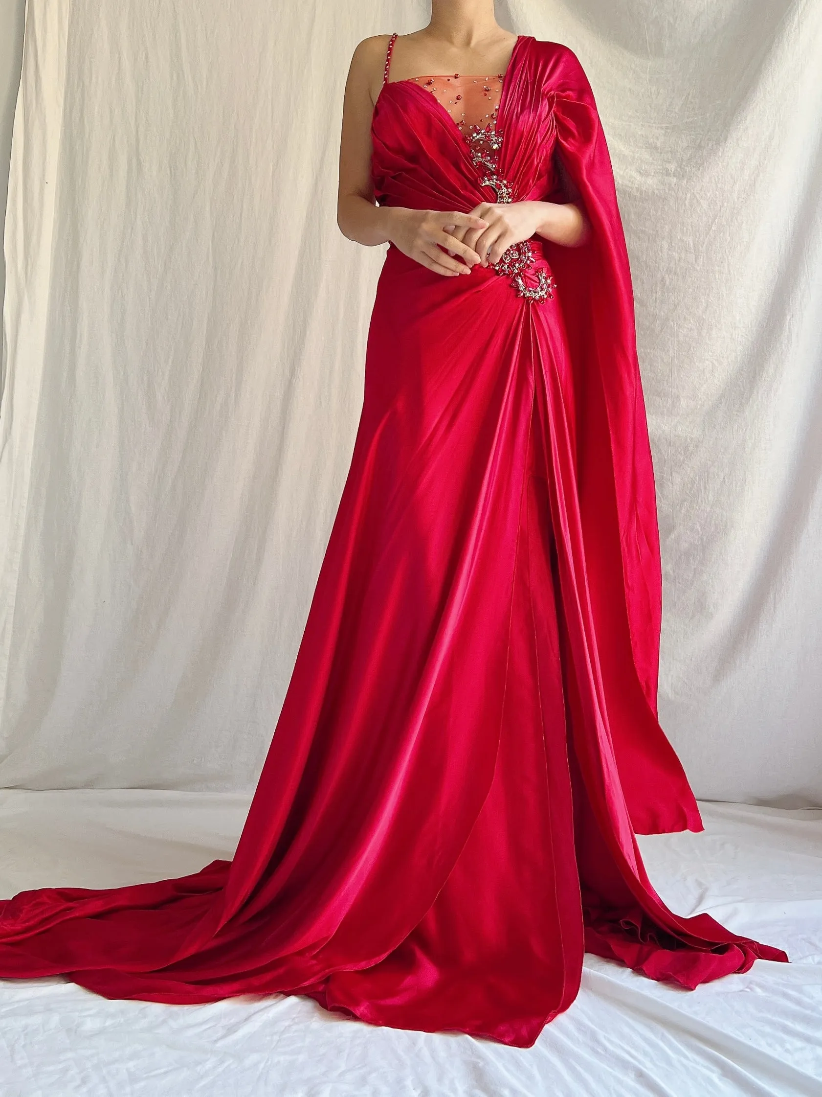 Vintage GattiNolli Couture Silk Gown - M/L IT42
