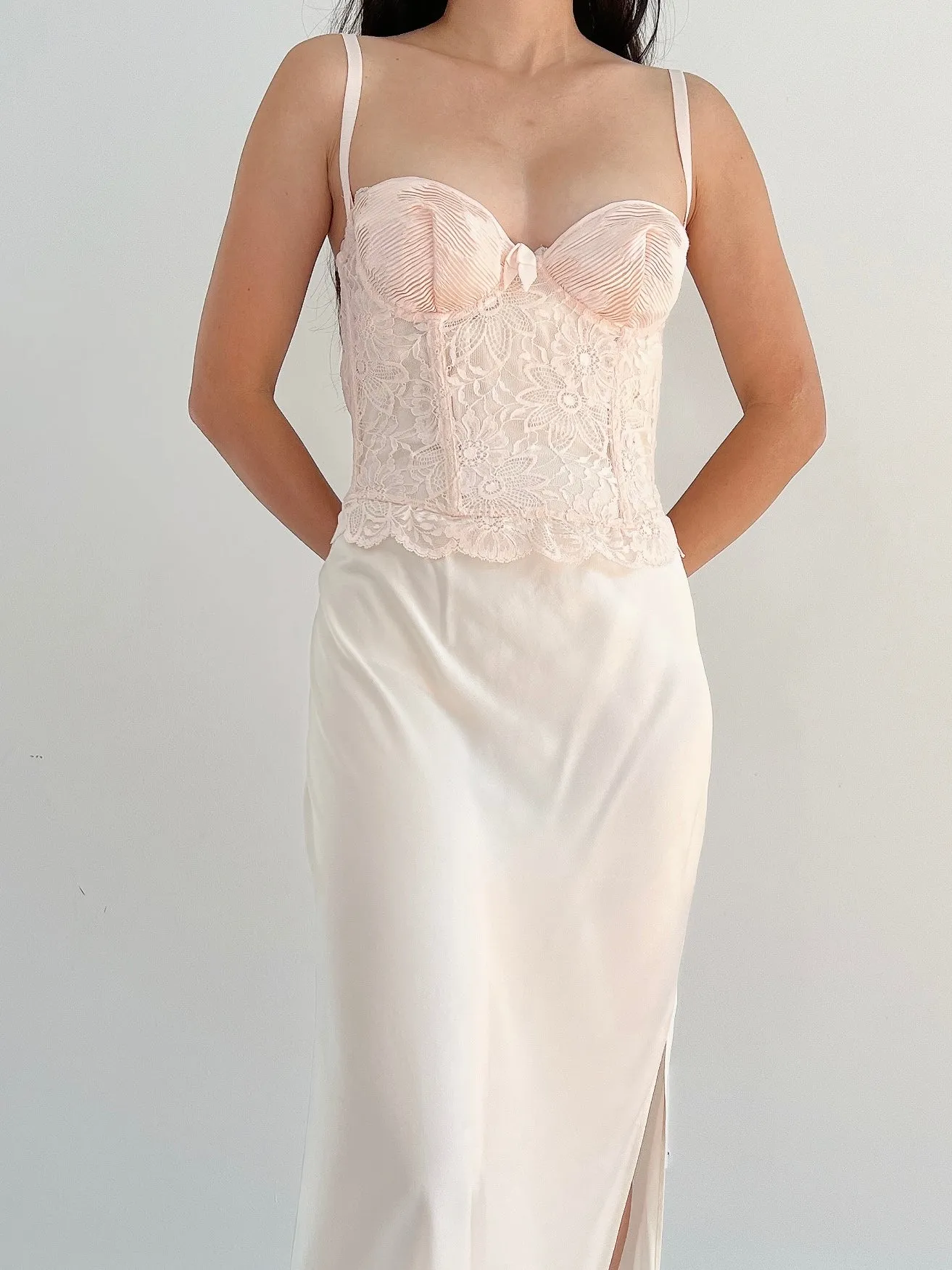 Vintage La Perla Peach Pink Top - XS/32B