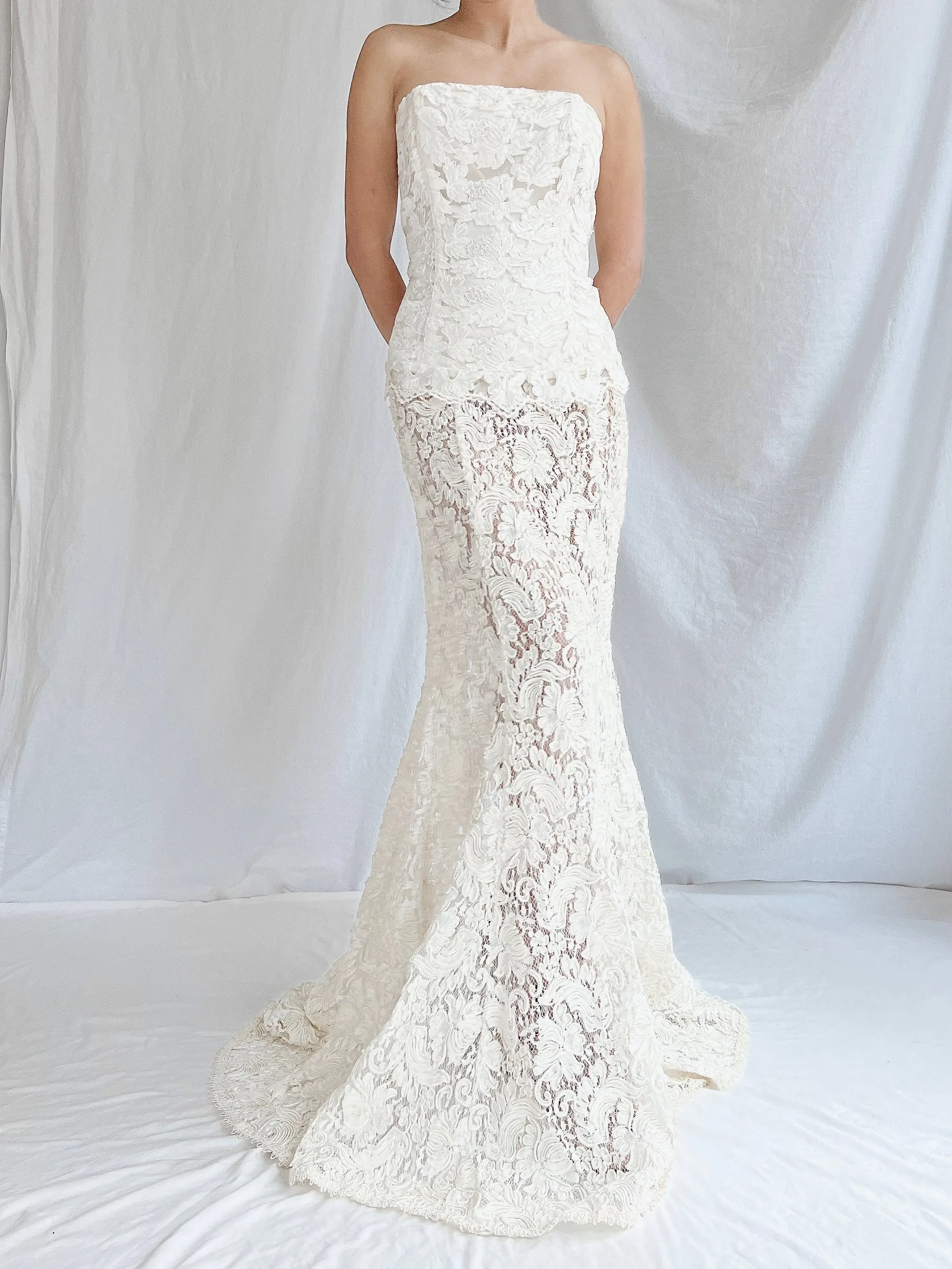 Vintage Lace Bustier & Skirt - S/3