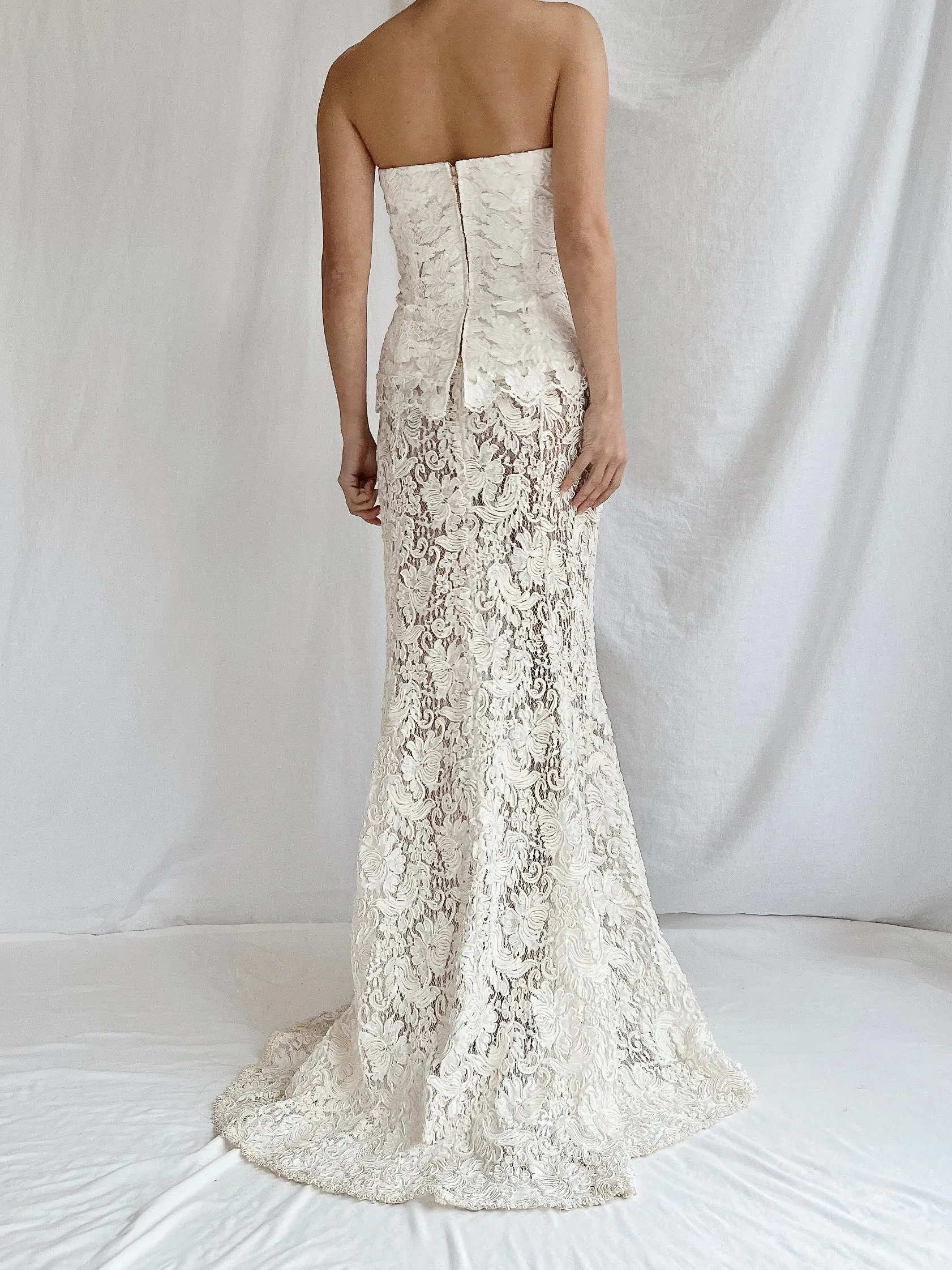Vintage Lace Bustier & Skirt - S/3