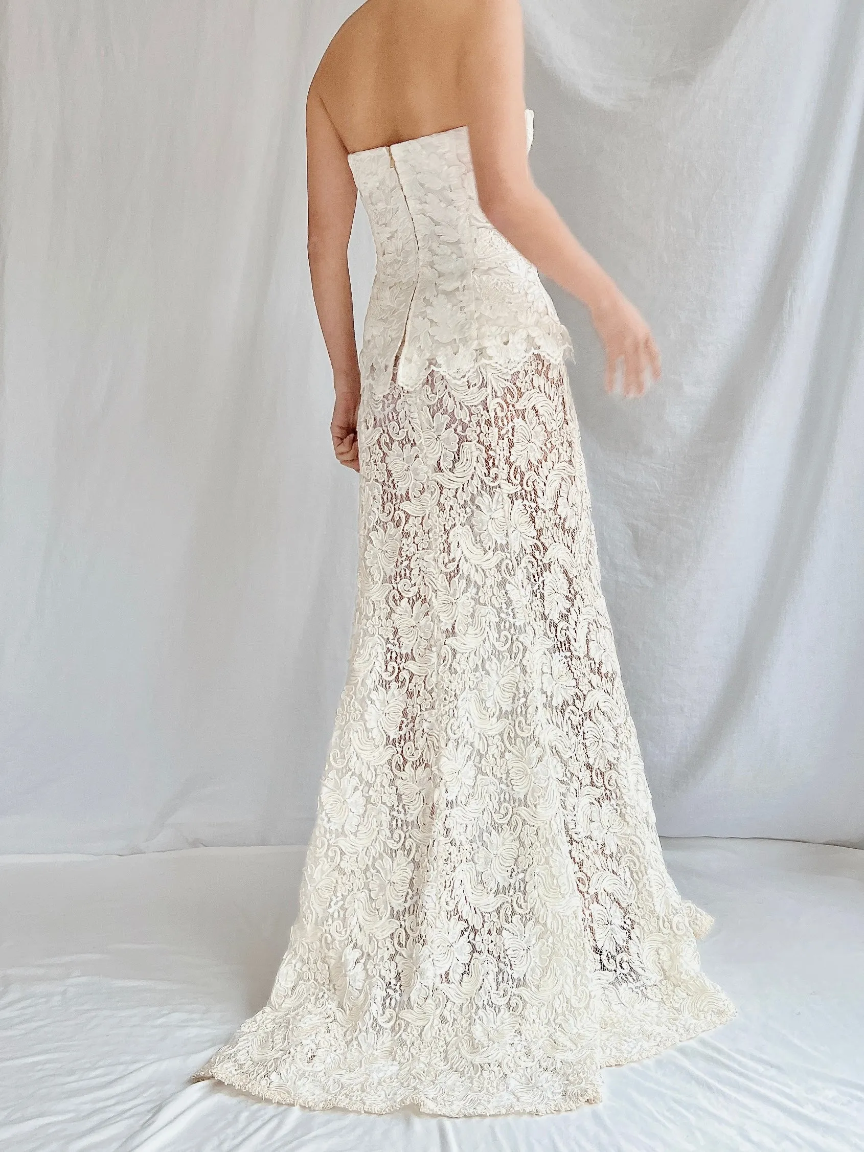 Vintage Lace Bustier & Skirt - S/3