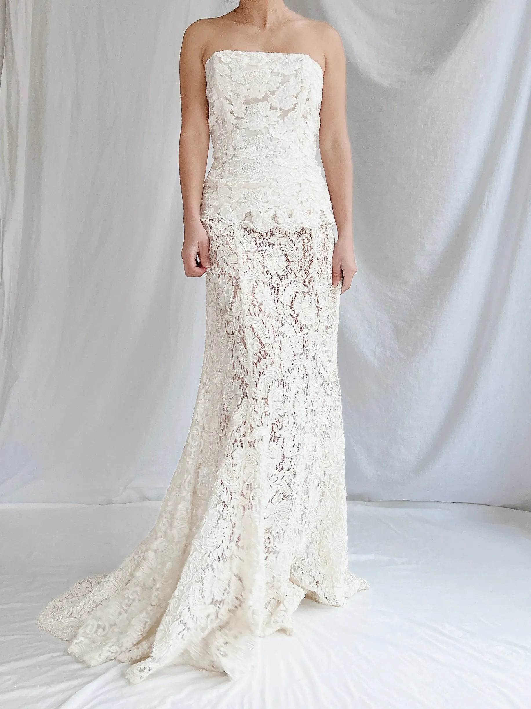 Vintage Lace Bustier & Skirt - S/3