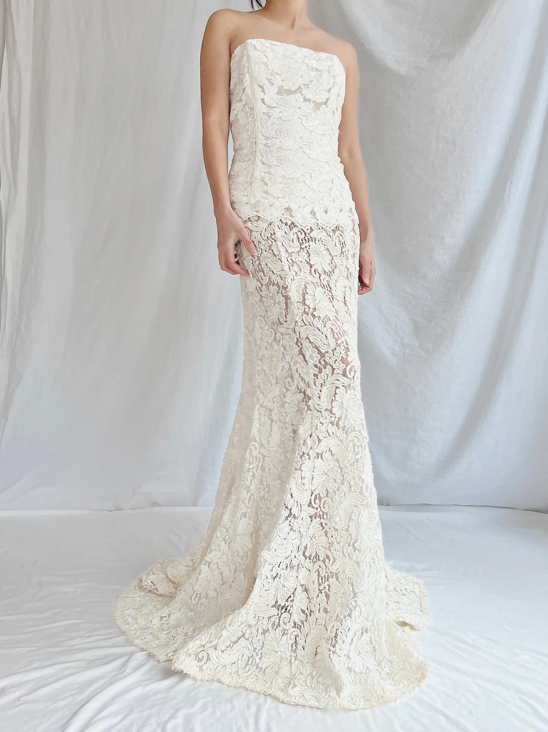 Vintage Lace Bustier & Skirt - S/3