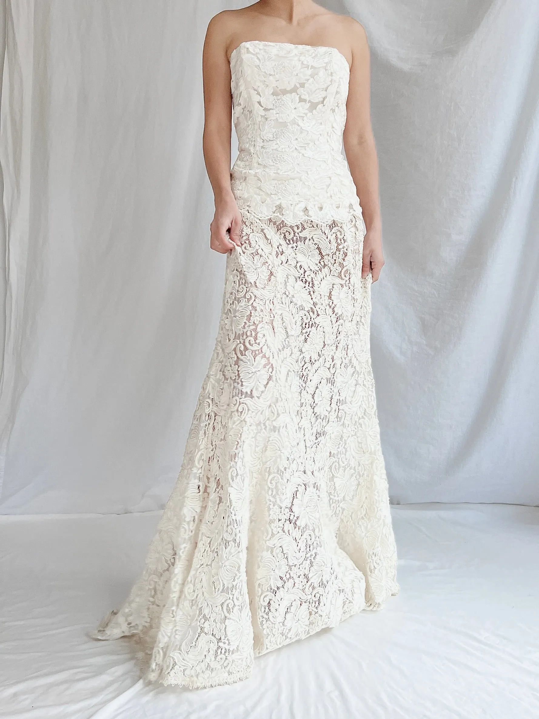 Vintage Lace Bustier & Skirt - S/3