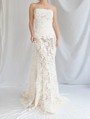 Vintage Lace Bustier & Skirt - S/3