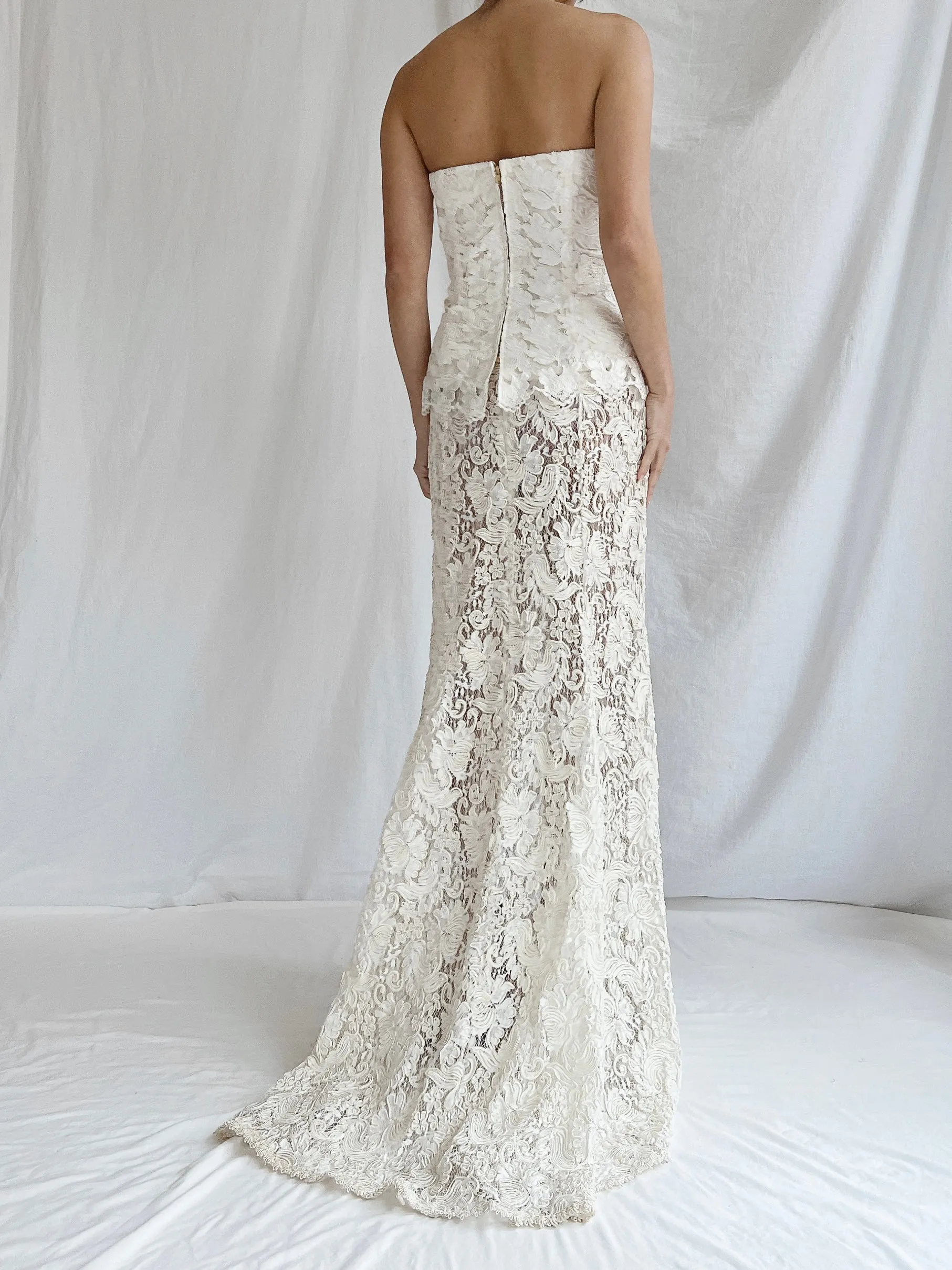Vintage Lace Bustier & Skirt - S/3