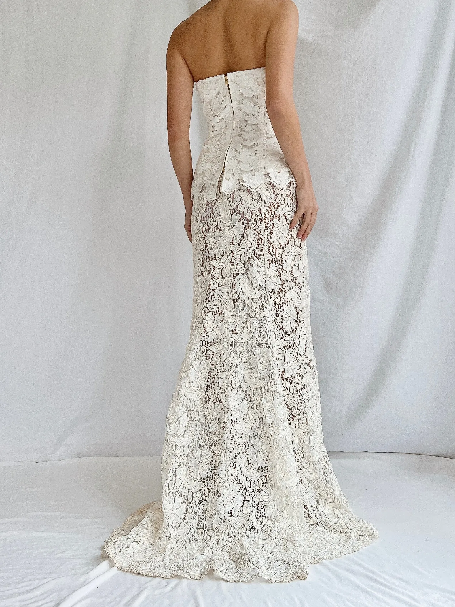Vintage Lace Bustier & Skirt - S/3