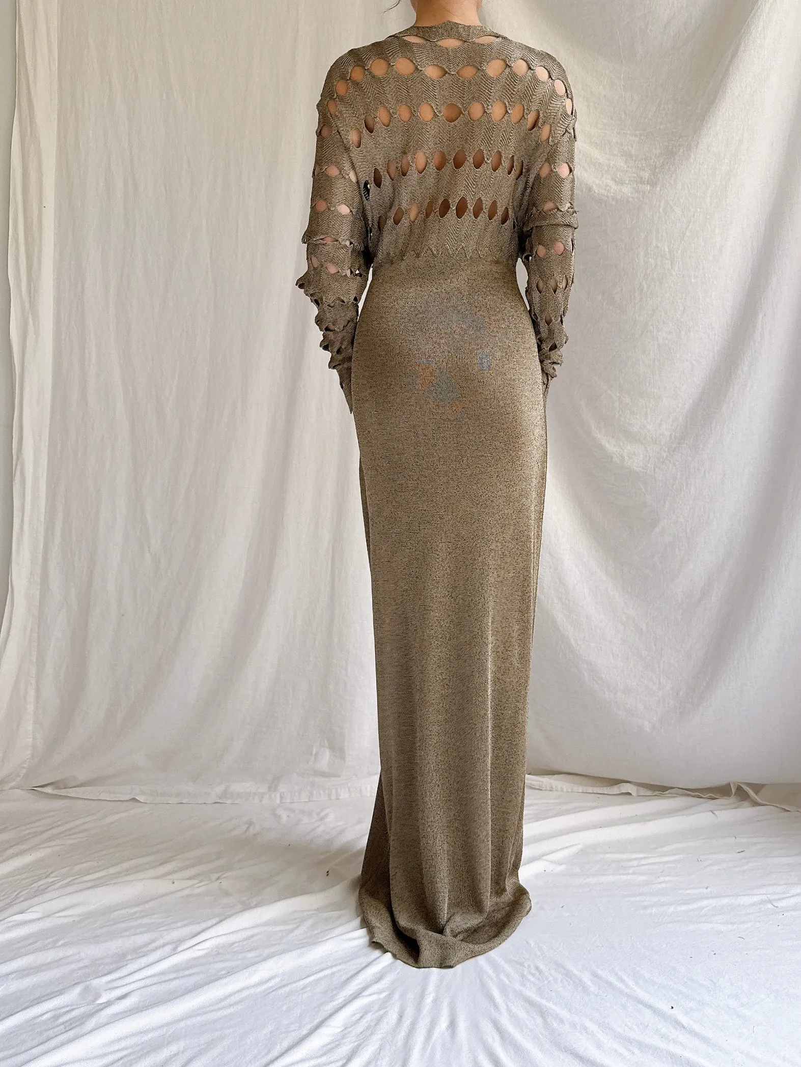 Vintage Nora Attalai Italy Knit Dress - M/IT42