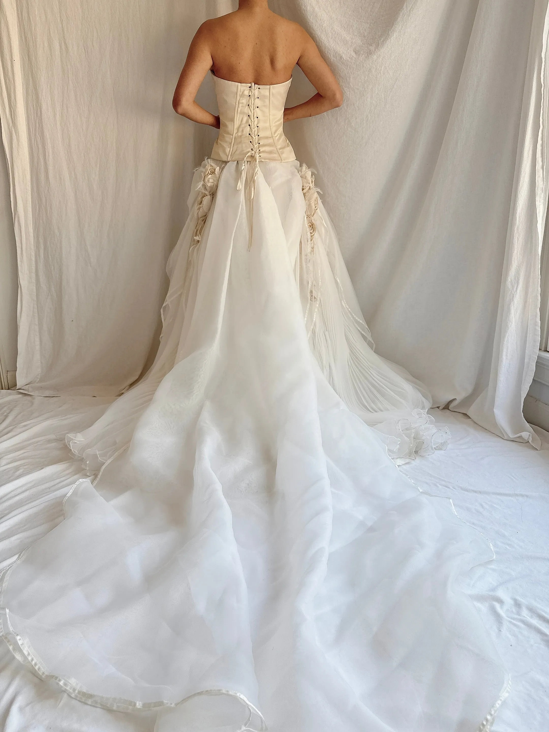 Vintage St. Pucchi Silk/Organza Gown - M/6-10