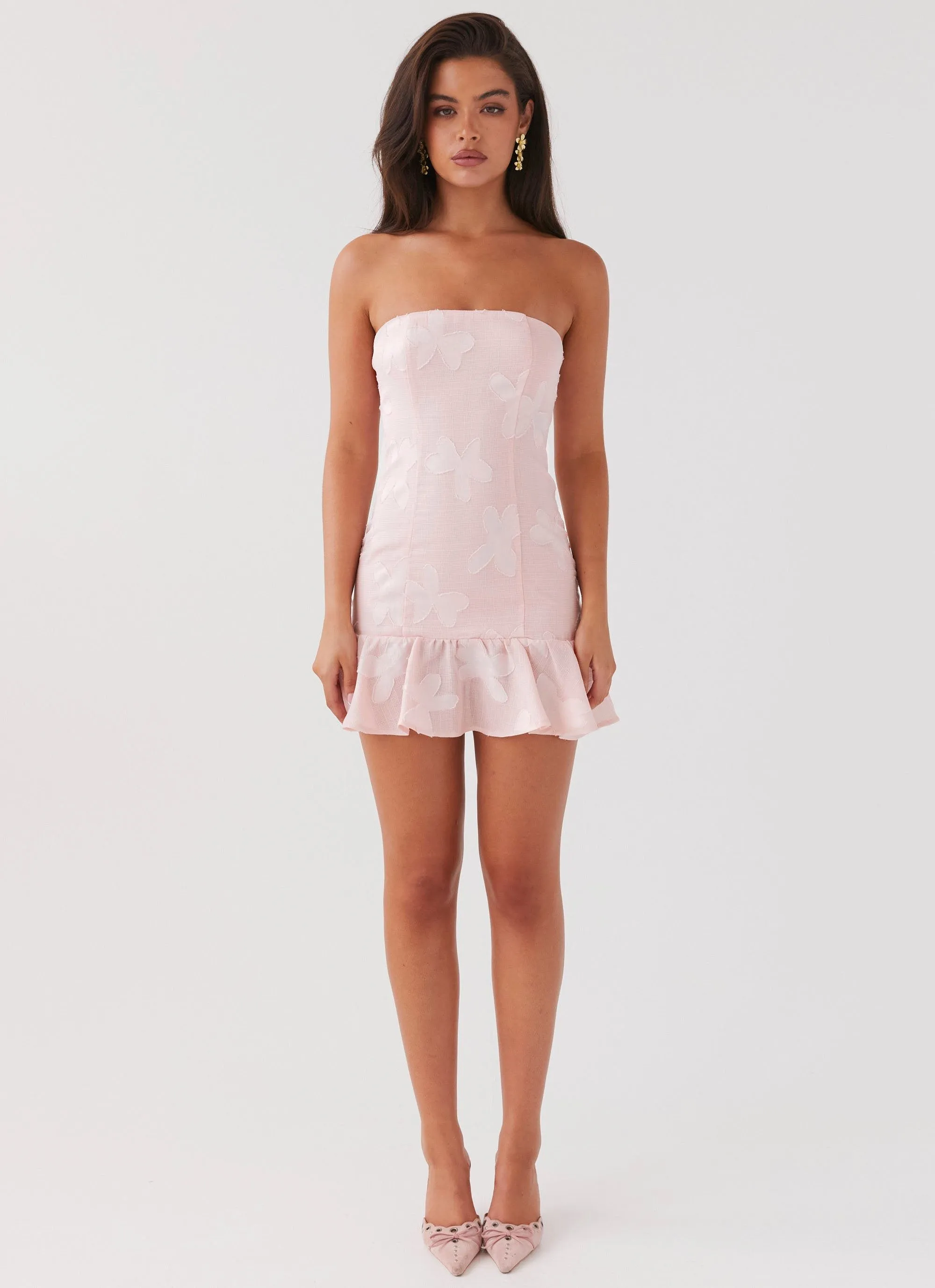 Young Heart Mini Dress - Pink Petal